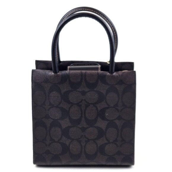 COACH Mini Cally Crossbody In Signature Canvas With Ski Patches - Picture 4 of 10